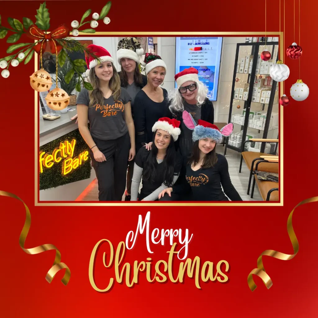 Feliz Navidad, felices fiestas de parte de nuestra familia Perfectly Bare Laser. 1 Feliz Navidad, felices fiestas de parte de nuestra familia Perfectly Bare Laser.