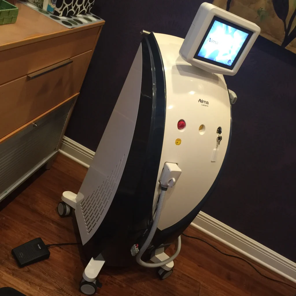 Our original Alma Soprano device.