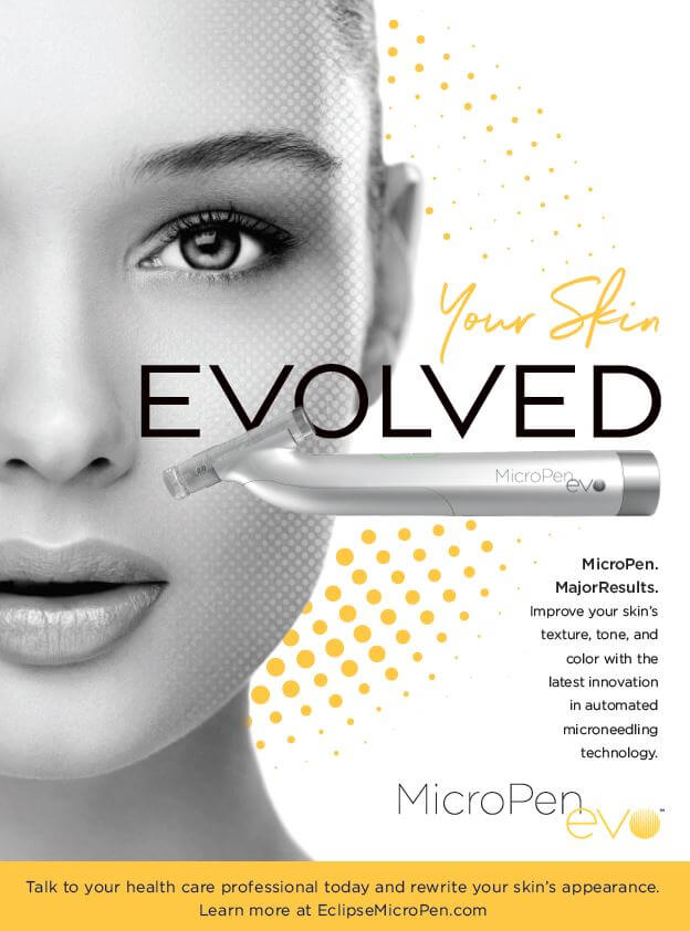 The MicroPen EVO microneedling pen available at Perfectly Bare Laser Tampa. Professional skin resurfacing and anti-aging treatments at our Tampa medspa location.