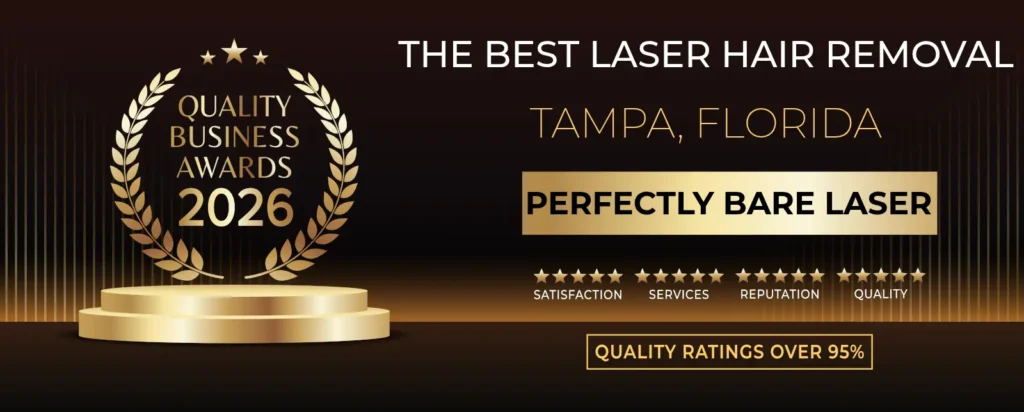 Perfectly Bare Laser was proudly named Best Laser Hair Removal MedSpa in Tampa Bay by Creative Loafing’s Best of the Bay Readers’ Choice Awards.